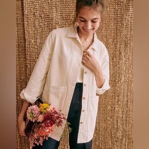 Sezane Will Jacket Ecru Uni - Size M